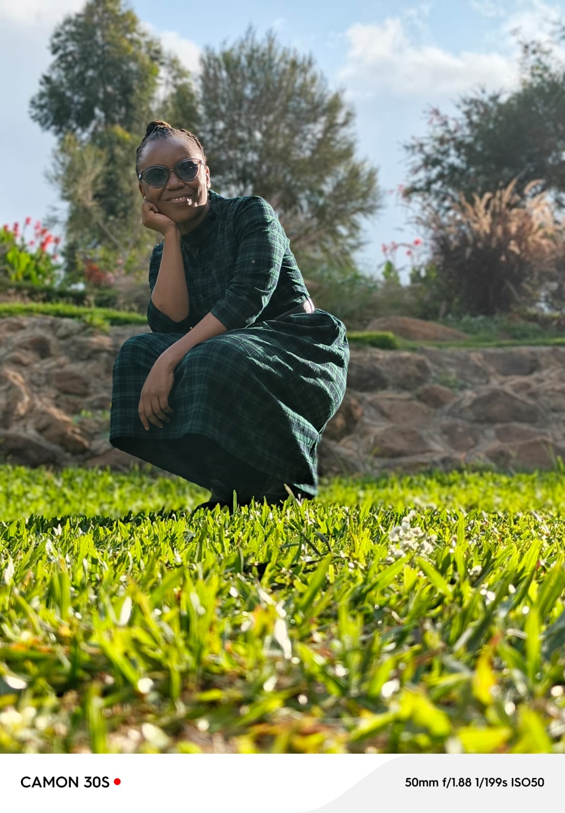 Emma Karuri in a reflective moment after the founder's post