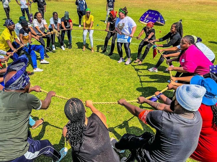 Community gathering at CalmFriction