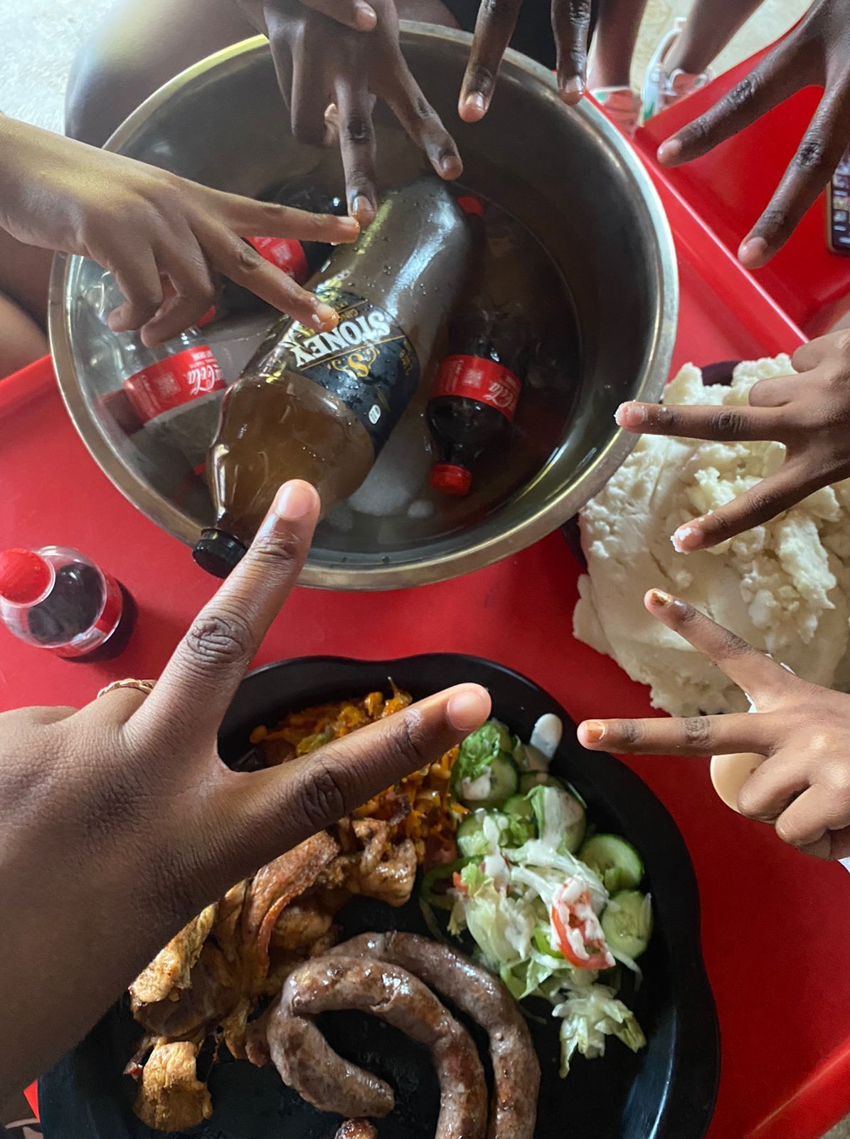 Shared meal with the CalmFriction community